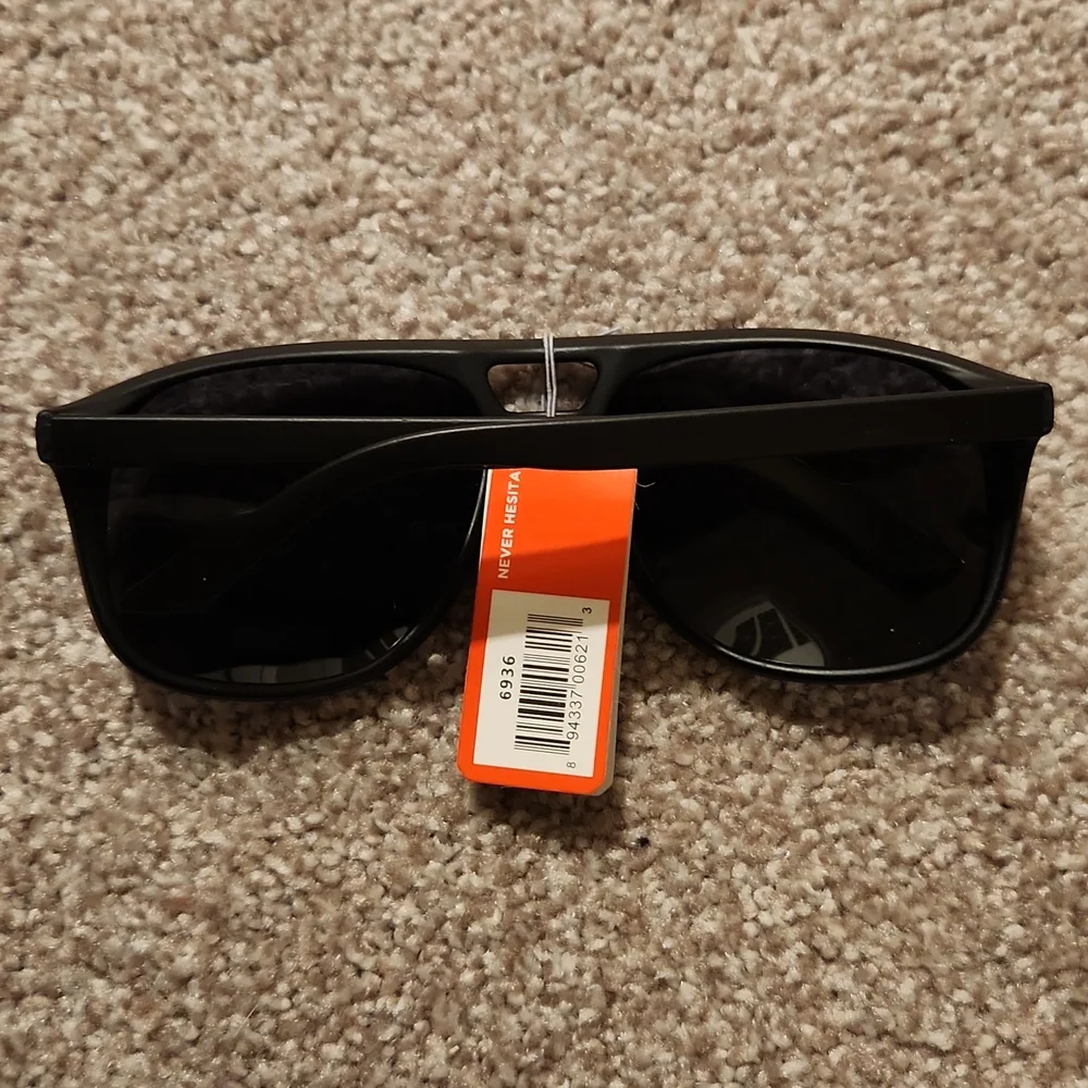 Black Polarized Thick Sunglasses